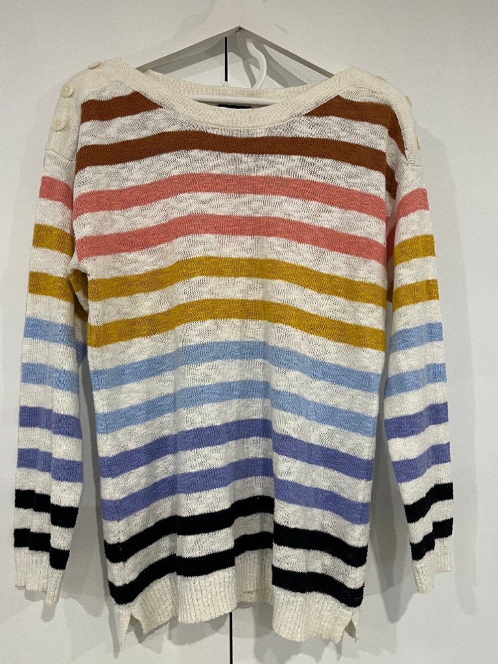 Talbots Striped Summer Sweater - Medium